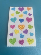 Mrs Grossman’s Year 2000 Happy Hearts Half Sticker Strip