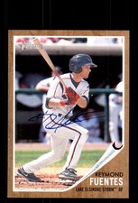 Signed Baseball Card Auto Reymond Fuentes 2011 Topps Heritage Minor League #116
