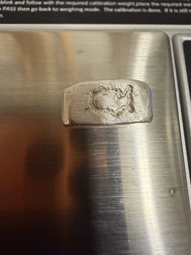 New ListingHand Poured Silver Bar 1/2 Ounce