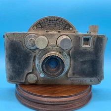 Vintage Mercury II Model CX Camera 35mm Tricor Lens  & Case Not Tested Display