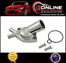 Chrome Twin Port Thermostat Housing fit Holden V8 253 308 + Bolts + Seal