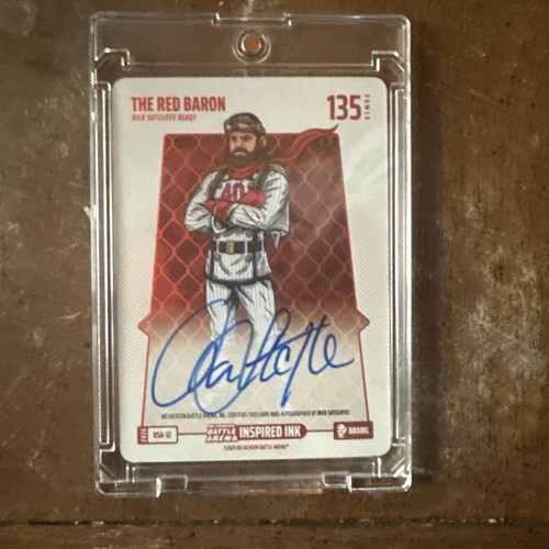 2025 Bo Jackson Battle Arena Rick Sutcliffe Auto The Red Baron