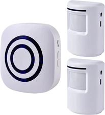 Wireless Motion Sensor Alarm System with 100M Range and 38 Chimes
