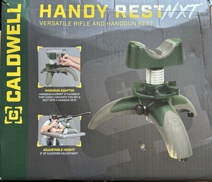 Caldwell Handy Rest NXT Adjustable Rest for Pistols and Rifles – Gray/Green
