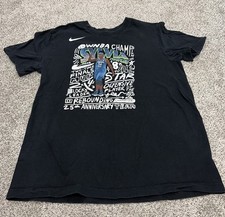 Minnesota Lynx Shirt Mens Medium Black WNBA Basketball Sylvia Fowles Nike Tee