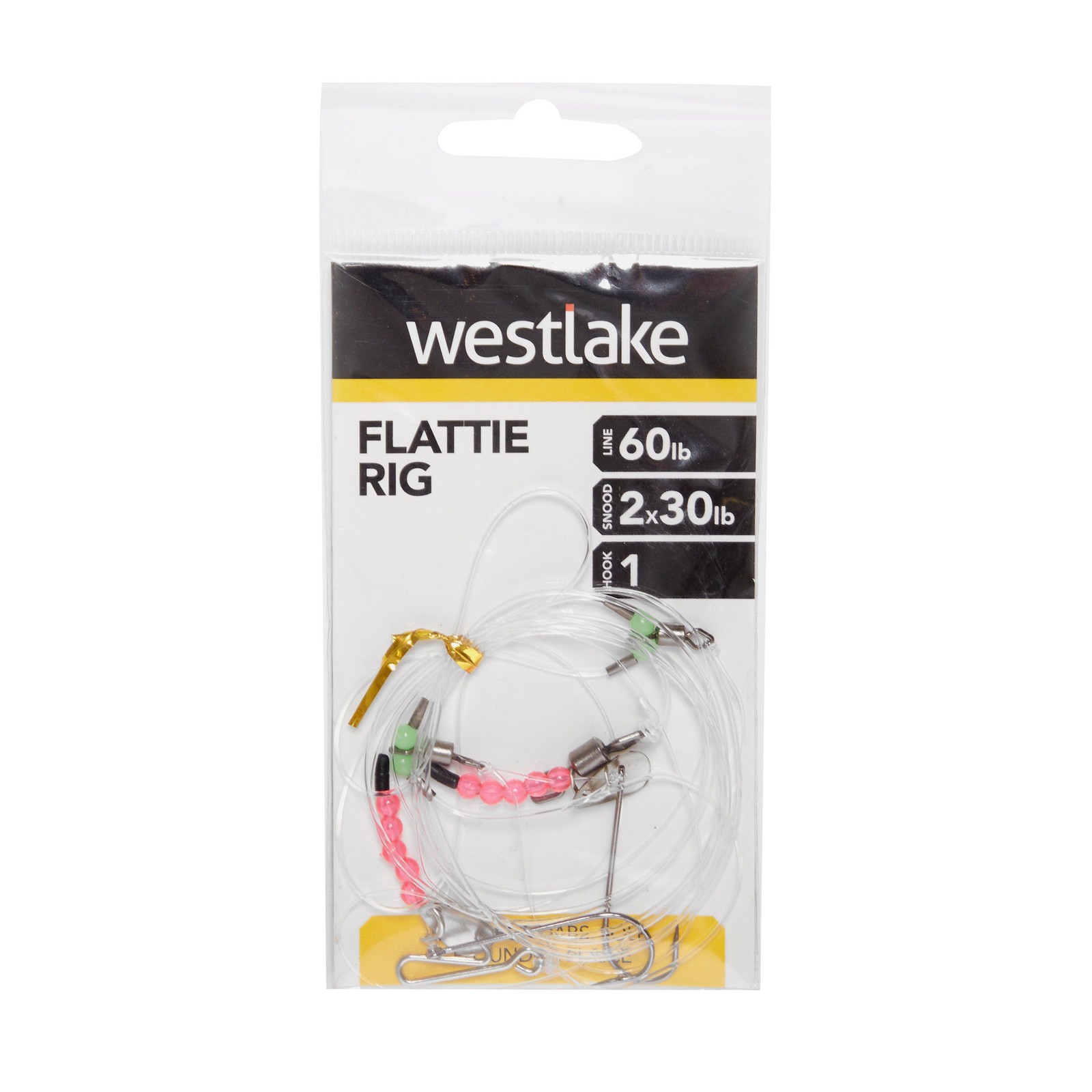 New WESTLAKE 2 Hook Flattie Rig (Size 1)