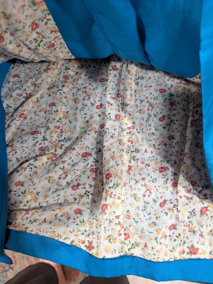 Gabardina para mujer Cotton Candy azul talla M Foto 4 de 4