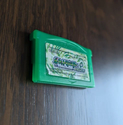 Pokemon Leafgreen - Authentic Japanese - Gameboy Advance - Tested And Working!