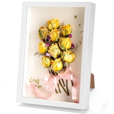 Cadre Photo 3D à Remplir, Cadre 3D Profond A4, 31.5 x 23cm Cadre de Boîte