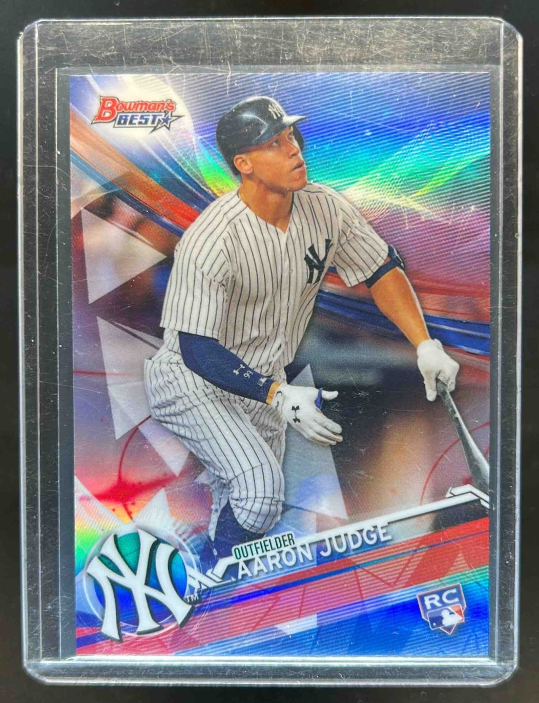 2017 Bowman's Best Aaron Judge RC Refractor Rookie #1 Yankees