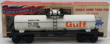 Lionel 6-9150 O Gauge Gulf Single Dome Tank Car #9150/Box