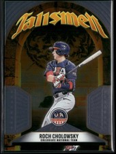 2026 Panini Stars & Stripes Prizm USA Baseball #14 Roch Cholowsky Talisman