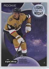2022 Upper Deck Synergy Light Up The Night Rookies Blue /399 Kaedan Korczak 7l6