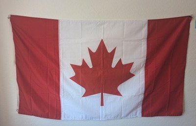 Canada Polyester Flag 3 x 5 Feet Banner Only $4 Shipping 