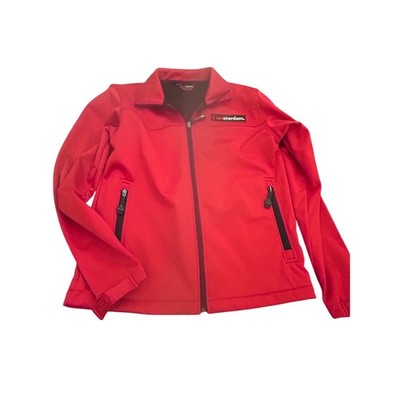 I Amsterdam Logo Red Zip Jacket Size Small Travel Souvenir