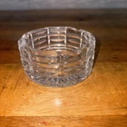 Waterford Crystal ASHTRAY ROUND 3 1/2” Wide Vintage Made In Ireland Minor Flaws