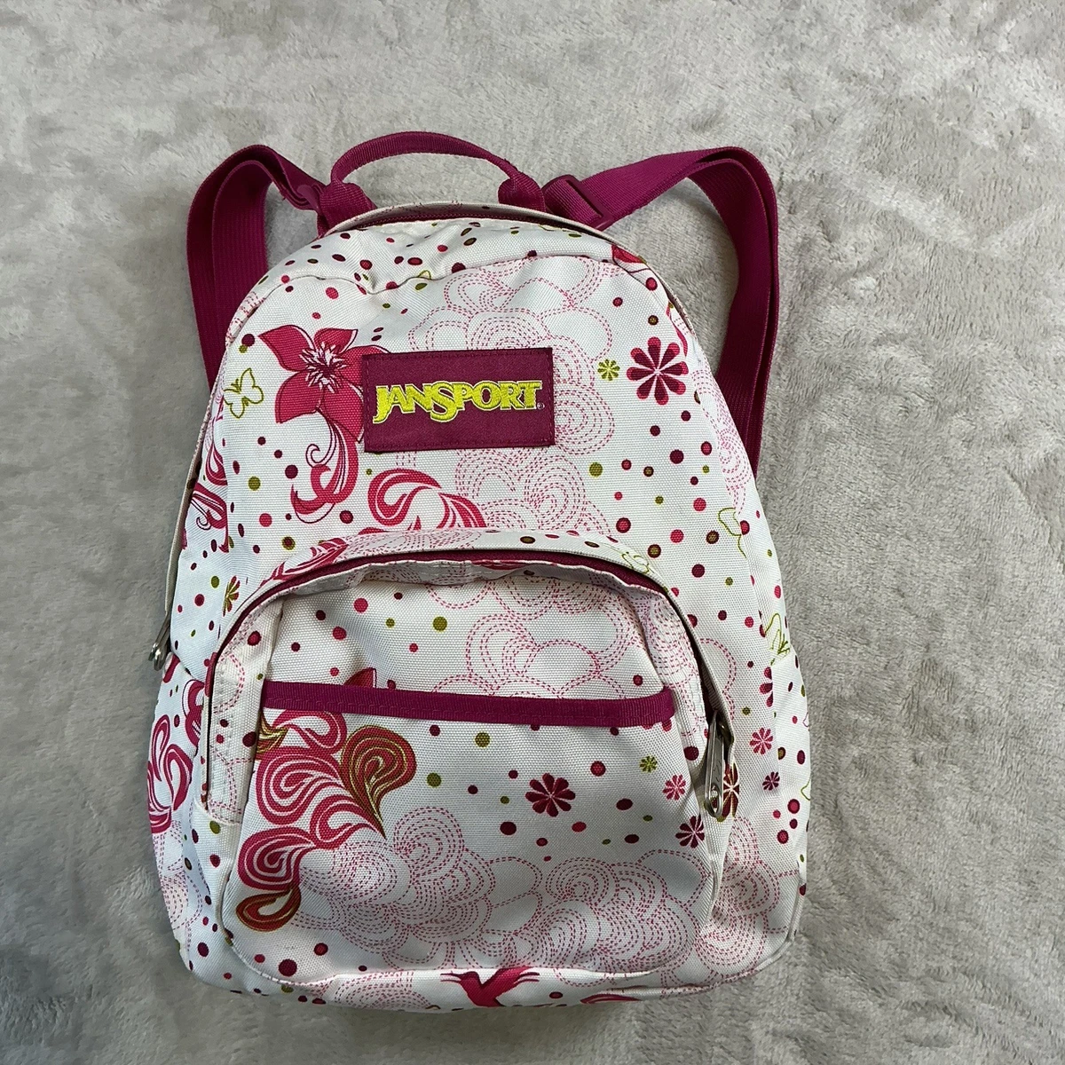 Vintage Jansport RARE Half Pint Backpack corduroy pastel Floral Daisy Rare Jansport Cool Student Daring Daisy | Mercari main image 3