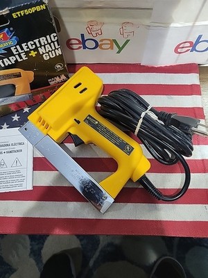 Vintage Arrow Professional Staple & Nail Gun 10 Ft. Cord #ETF50PBN *Untested