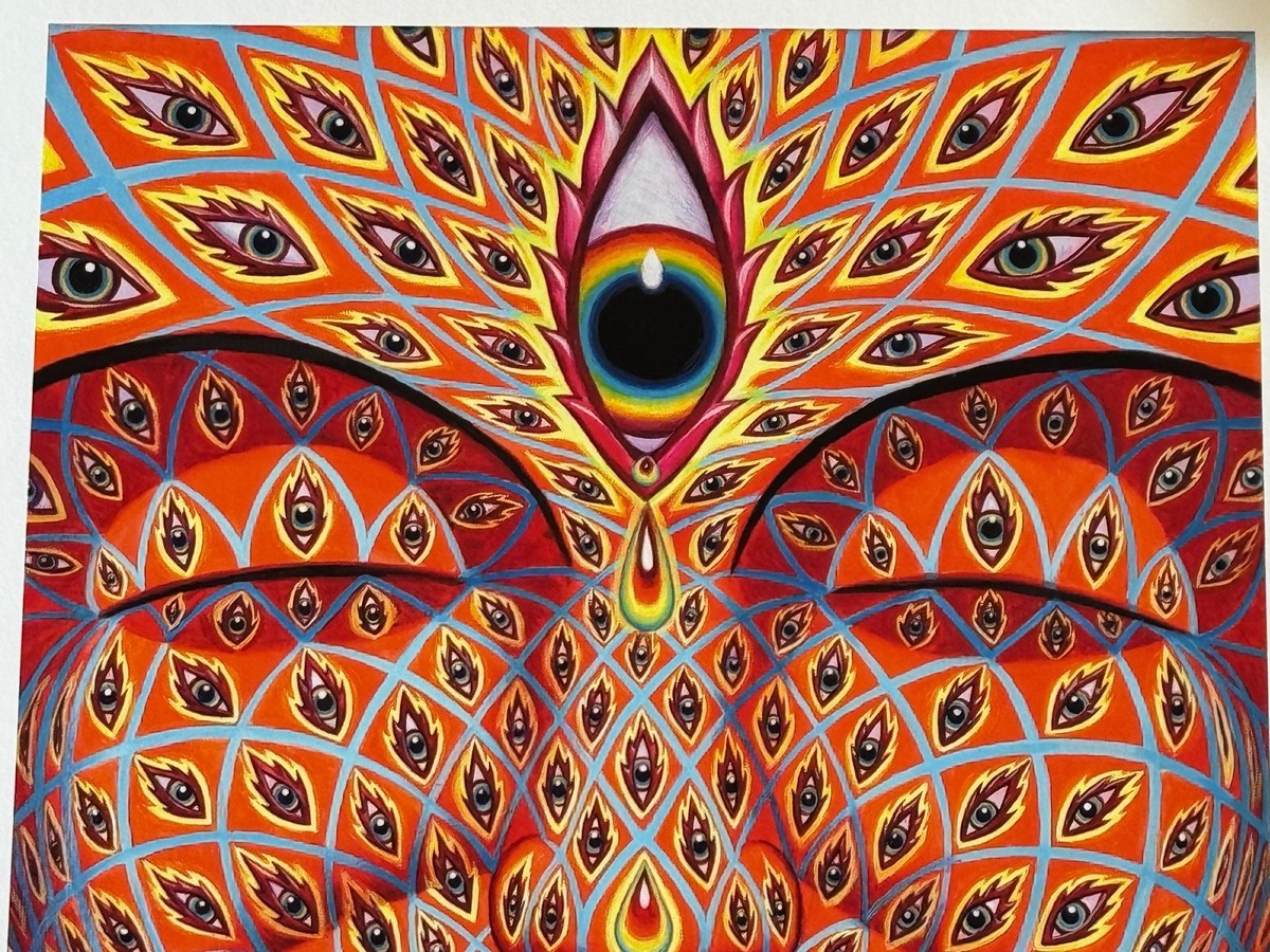 Alex Grey Third Eye Tears of Joy - Paper Print Signed,Numbered