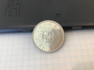 1964 canadian silver dollar