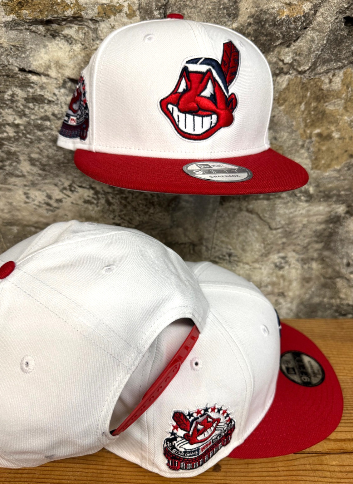 Cleveland Indians Wahoo  9Fifty New Era MLB Snap Back  Rare
