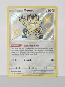 Shiny Meowth Card