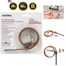 Gas Furnace Thermocouple 24 Inch Replacement for Boilers Water Heaters