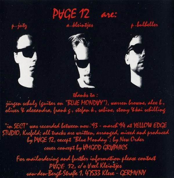 PAGE 12 InseCt CD1994 Covenant Project Pitchfork Placebo Effect Wumpscut YelworC - Bild 3 von 4