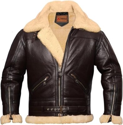 B3 Bomber Jacket Aviator Real Shearling B3 Bomber Jacket Winter