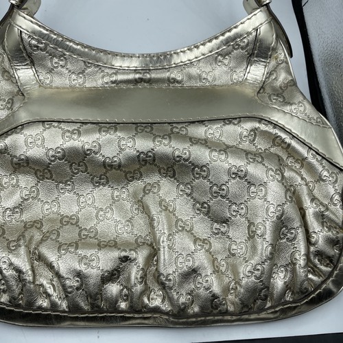 Gucci Hobo Metal Mettalic Signature Queen Schultertasche 189885 - Bild 12 von 16