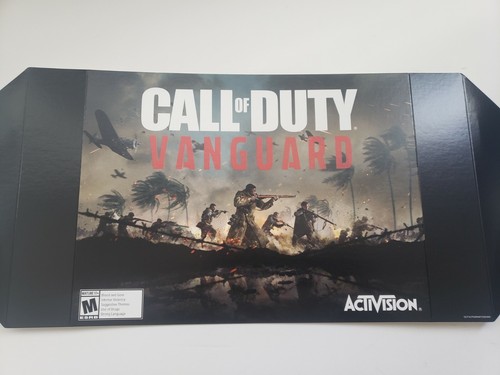 Call of Duty Vanguard Game Stop Advertising Poster Shelf Display 12x2.5x9 New  - Picture 2 of 6