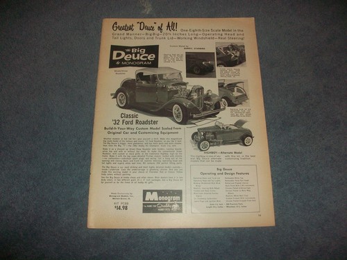 1932 Monogram Big Deuce Ford Model Ad "Greatest Deuce of All!" from 1963