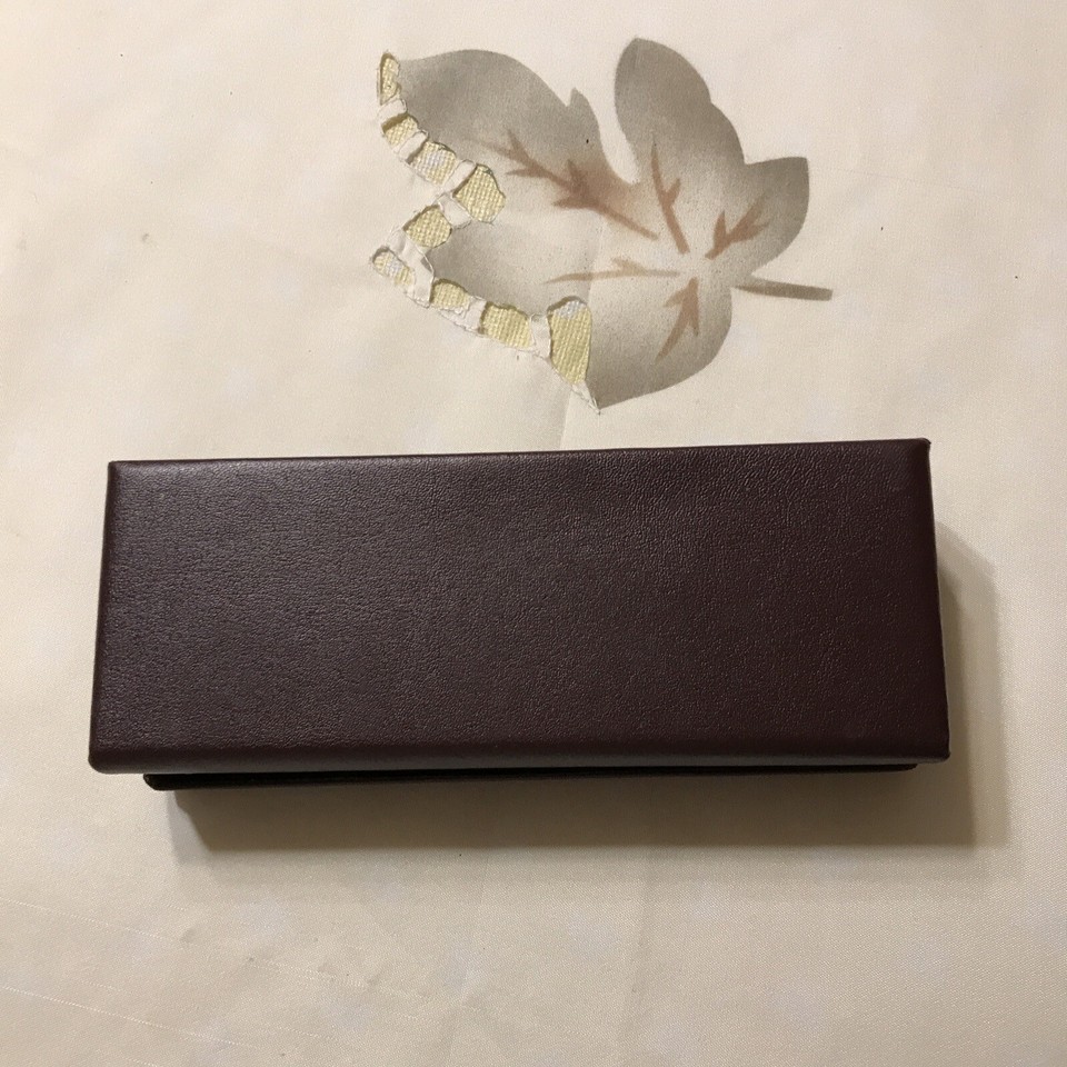 Vintage Etienne Aigner Burgundy Hard Eyeglass Case eBay