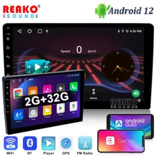 9" 2DIN Android 12 2+32GB Car Radio GPS Navi WIFI BT FM Carplay Auto MP5 Stereo