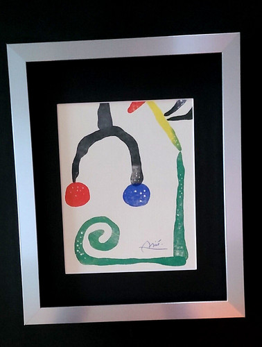 🔥Joan Miro | Vintage 1983 Signed Colorful Print |  Framed | Buy Now!!