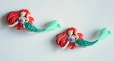 2 Little Mermaid Buttons ~ Ariel ~ Disney License ~ Jesse James Dress It Up