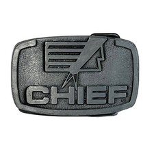 Vintage Chief Industrial Belt Buckle - Agri Construction Ethanol Carriers