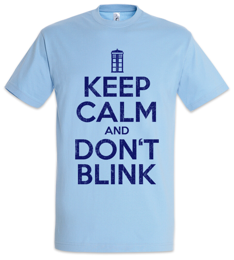 ALTRA Maglietta Keep Calm And Don't Blink Yasmin Ryan Doc Doctor Fun Graham Who