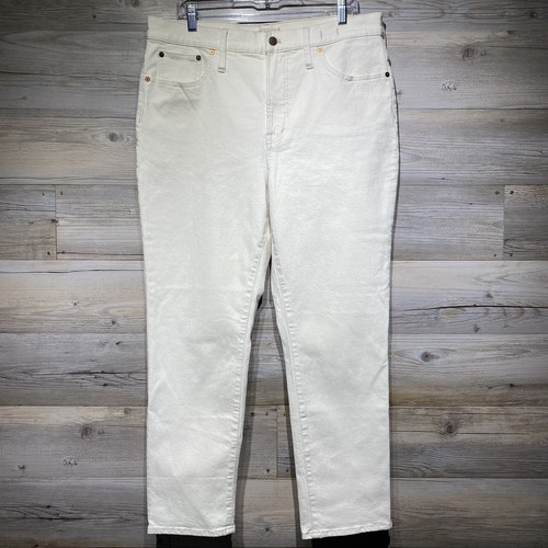 Madewell Perfect Vintage Jeans Vintage Canvas Waschcreme Hochhaus Knöchel 32 W35 L28 - Bild 4 von 13