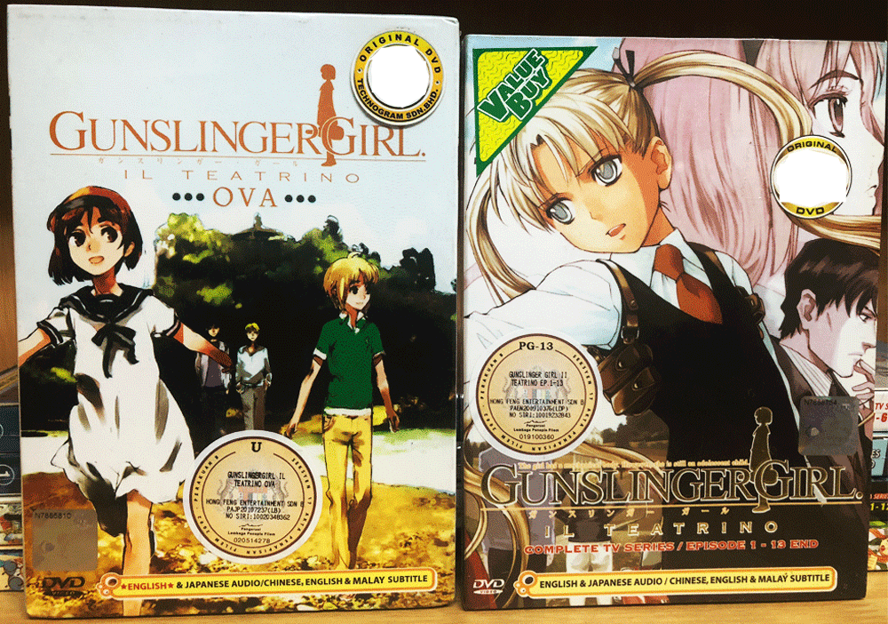 ANIME GUNSLINGER GIRL II TEATRINO VOL.1-13 END + 2OVA DVD ENG DUB