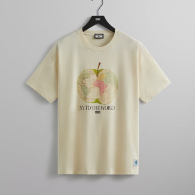 Kith New York to the World™ Apple Vintage Tee - Sandrift Size XL