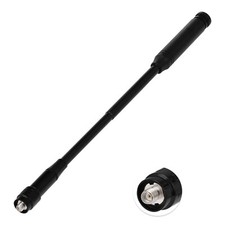 UHF VHF Dual Band Handheld Telescopic Antenna SMA Female for Two Way Radio