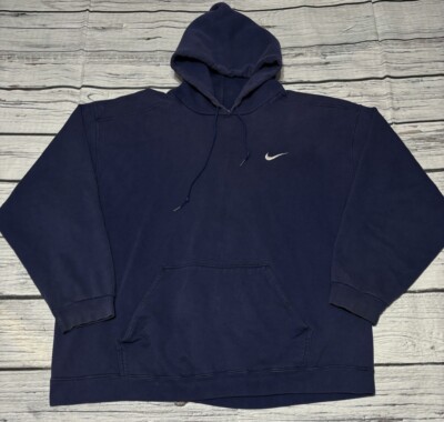 トップス 90s OLD NIKE swoosh logo hoodie 90s Nike Centre Swoosh half zip hoodie – HeresWear