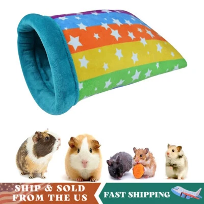 HOMEYA Hamster Sleeping Bag Small Pet Animals Soft Flannel House Bed