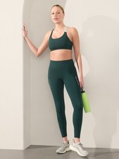 ATHLETA Rainier High Rise Legging M Medium  Cypress tight 487745 NEW
