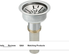 NEW Elkay LK35 342 3-1-2" Basket Strainer