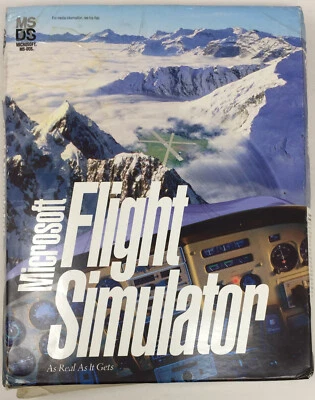Microsoft Flight Simulator Version 5.0 PC 3,5" Big Box - Bild 1 von 4