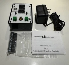 Auto-Switch Clear Blue Audio SI-2 2-Input Auto Speaker Switch / Whole Home Audio