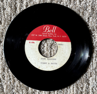 RARE SOUL ACETATE Diane & Annita 45 rpm: Dark Shadows - Bell Label ...