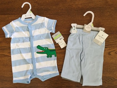 carter's alligator romper
